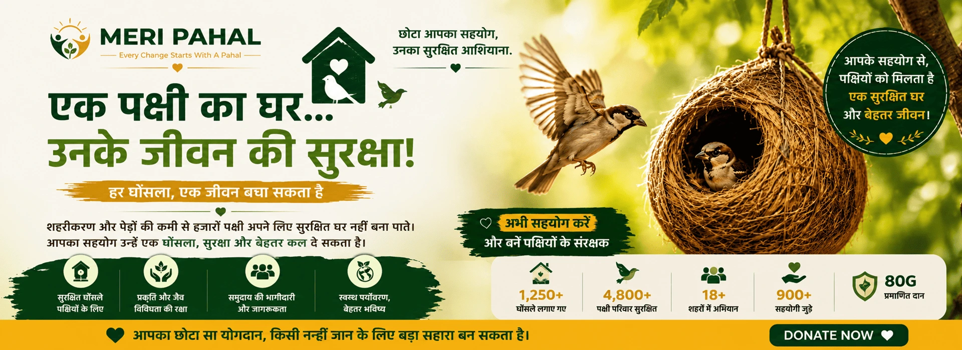 Sponsor A Bird Home | Give Birds A Safe Nest